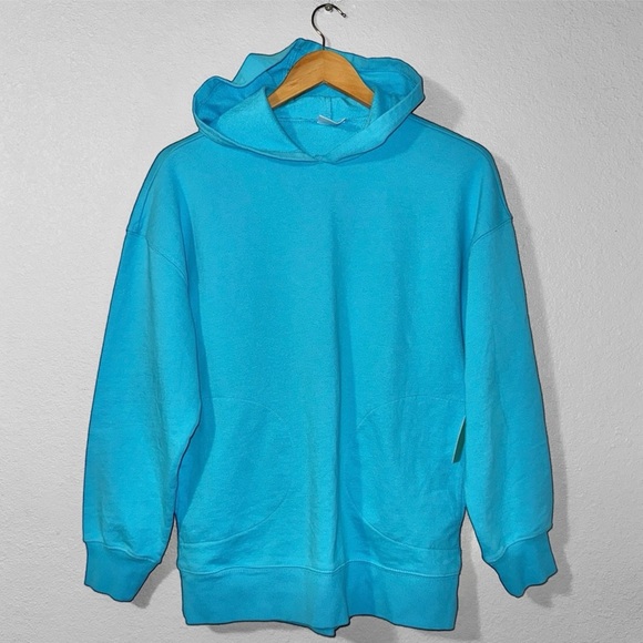 New Knit Pullover Hoodie, ABOUND, Small, River Blue - Picture 1 of 11